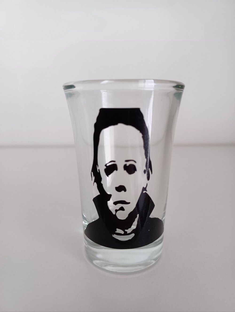 Michael Myers‎ Halloween Clear And Black Horror Movie Shot Glass Barware
